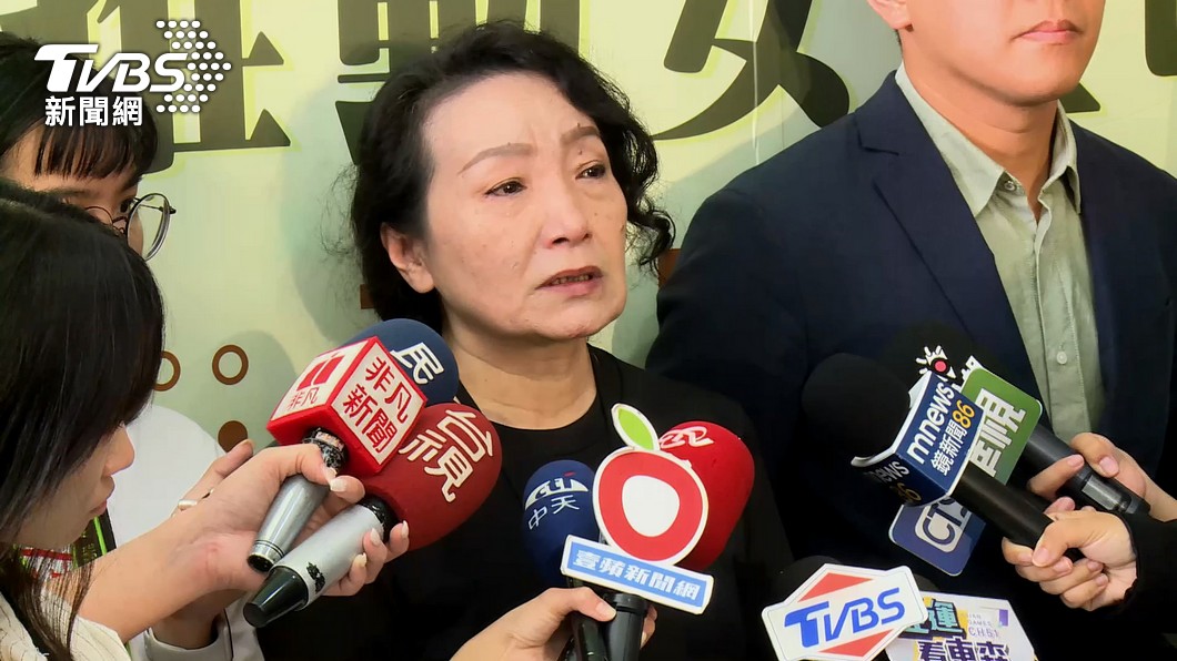太魯閣的眼淚發言人王薇君相當難過。（圖／TVBS資料畫面）