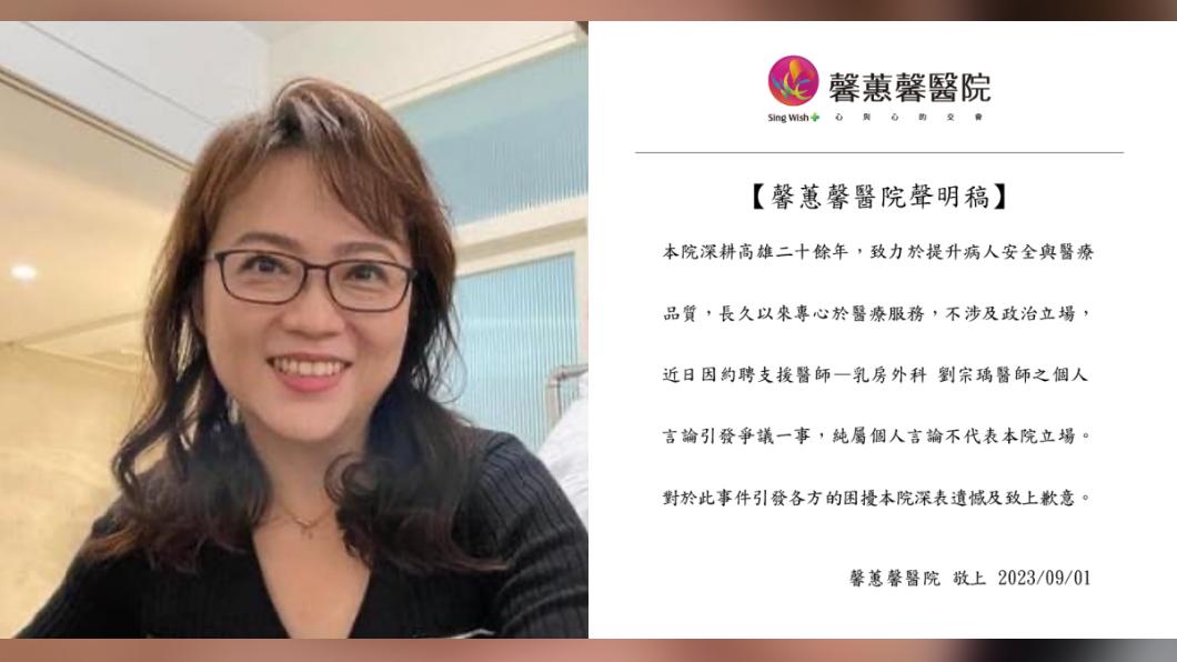 小劉醫師出征百萬YTR遭炎上！任職醫院急發聲明切割