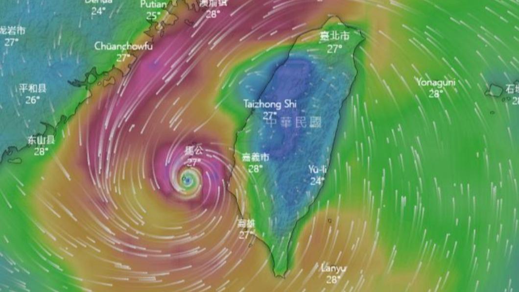 海葵恐回馬槍!颱風2次登陸「衝撞台中」 滯留原地打轉