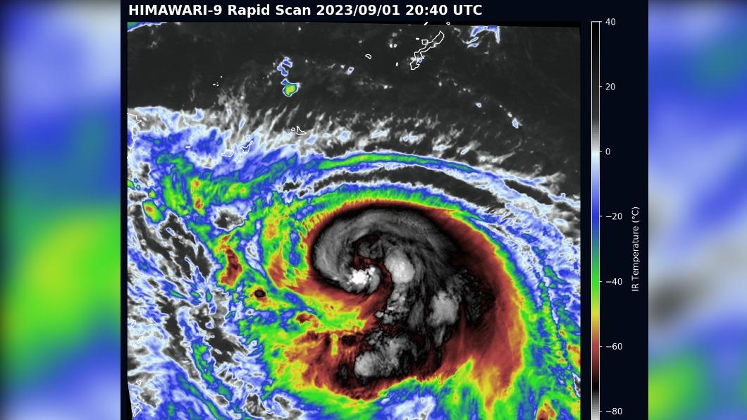 海葵颱風增強中!出現「雲捲風眼」 這四地明豪雨下好下滿