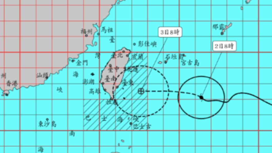 快訊/海葵11:30發陸警!北北基防大雨、首波警戒範圍出爐