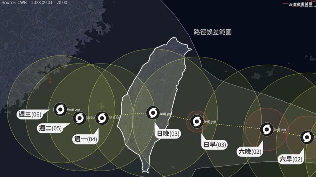 海葵颱風痛苦在後頭!恐停在台灣海峽 專家:若成真這裡豪雨下不停