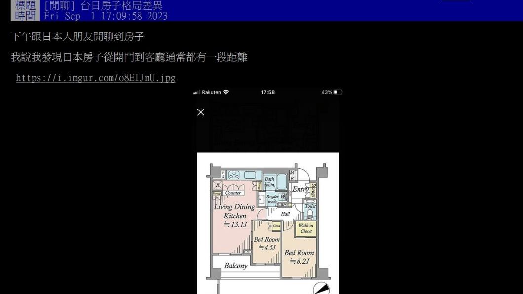 原PO發文。(圖/翻攝自PTT)