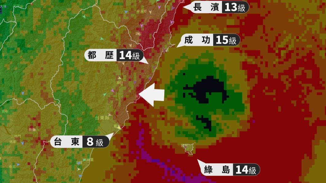 海葵加速狂奔!估「下午15:00登陸台東」 結構扎實達顛峰