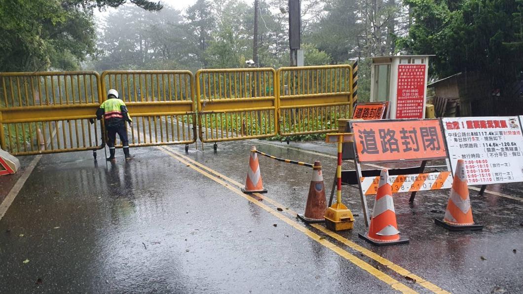 颱風海葵來襲　花蓮山區道路台8線中橫等預警封閉