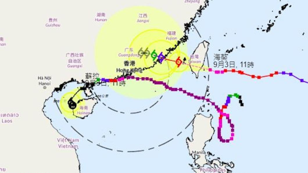 海葵挑戰中央山脈!香港專家分析威力恐減弱 直言「台灣大禍臨頭」