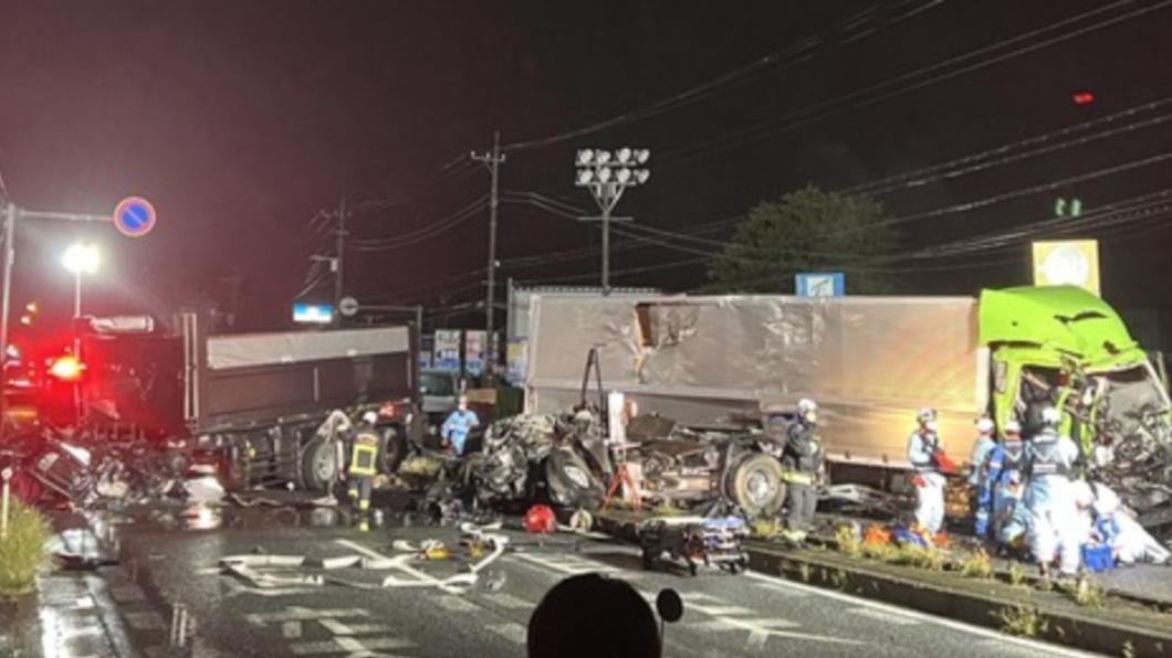 日本千葉國道卡車凌晨對撞 駕駛逆向被彈飛車外喪命