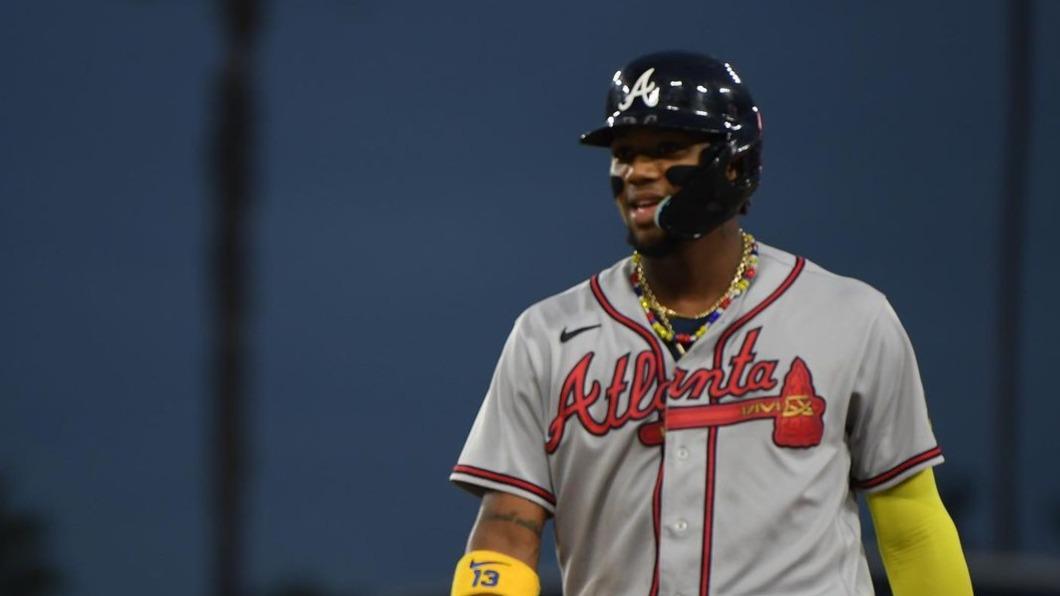 勇士球星Ronald Acuña Jr.。(圖/翻攝自Atlanta Braves Instagram)