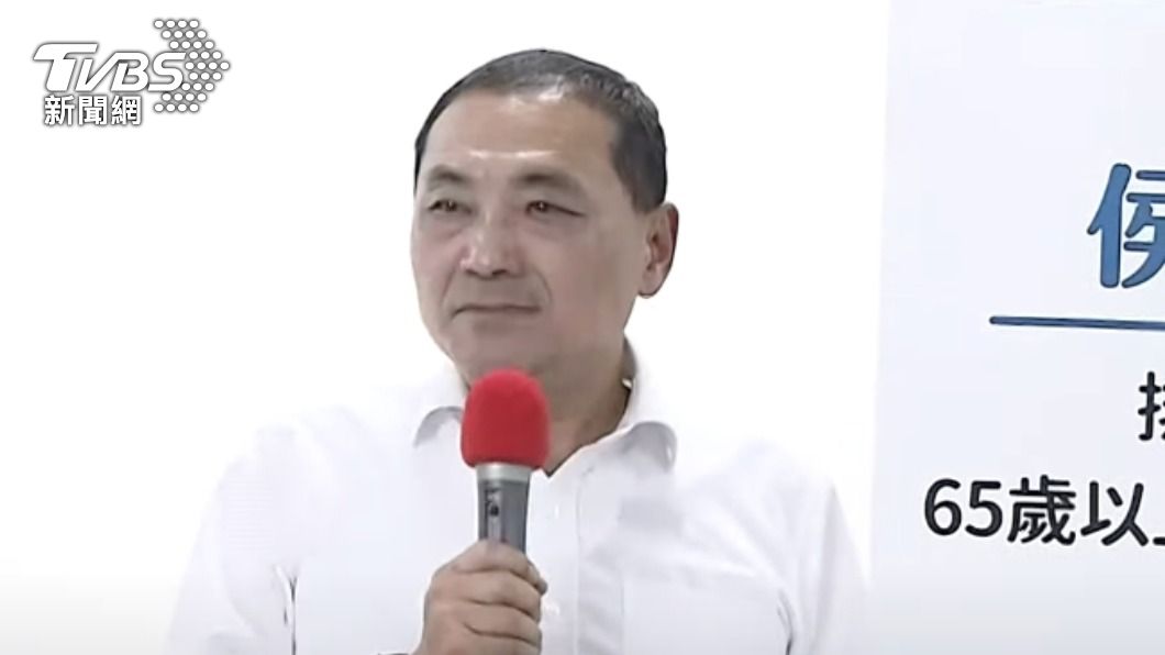 侯友宜喊話「老人健保免費一個都不能少」。（圖／TVBS資料畫面）