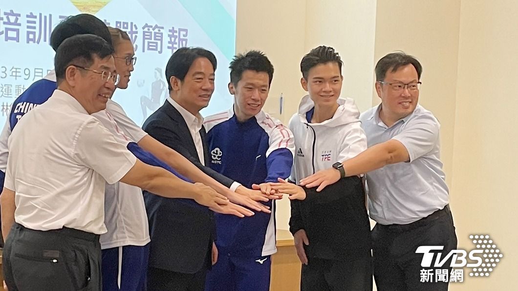 賴清德為亞運選手打氣 盼好成績促進全民運動