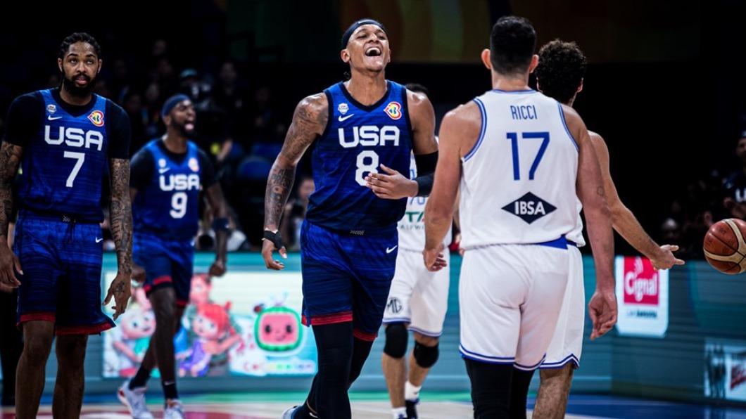 世界盃男籃/美國無情祭旗!「37分差」秀爆義大利 火力全開衝4強