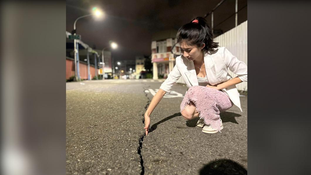 高雄道路龜裂達百米「手都進得去」！居民麻痺她批市府：滿可悲的