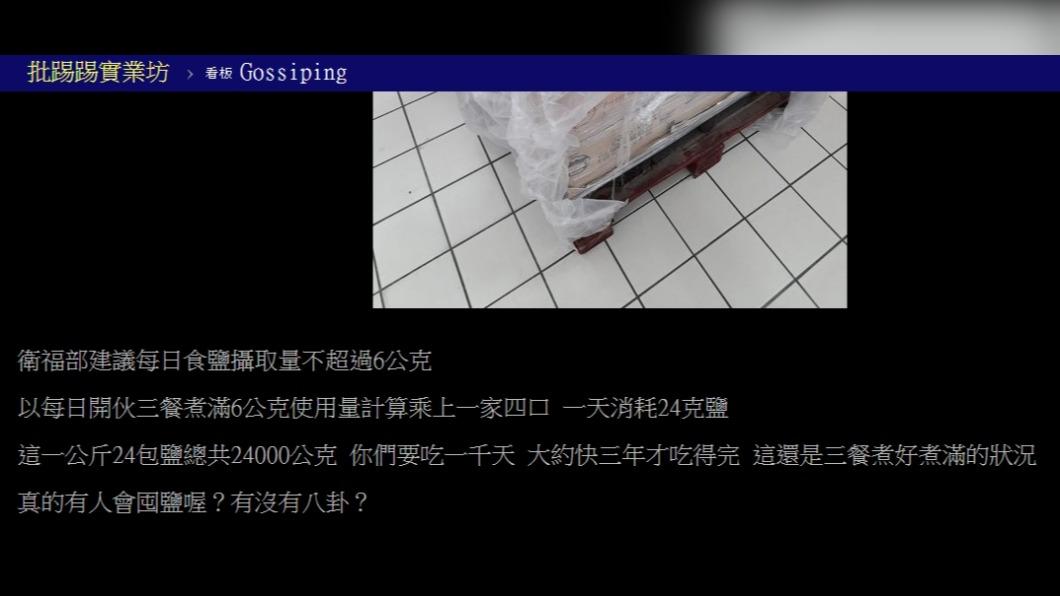 原PO發文。(圖/翻攝自PTT)