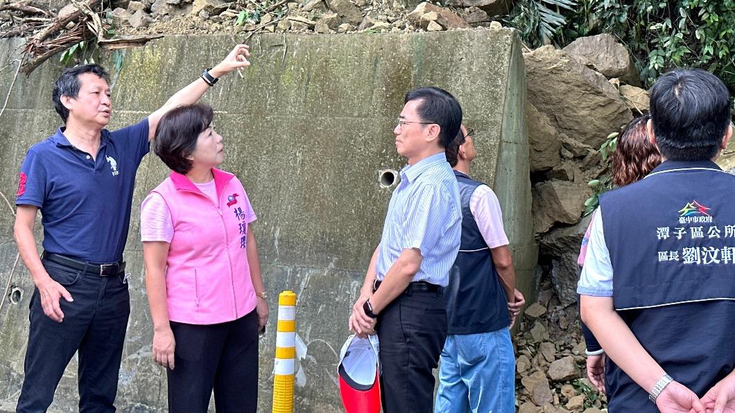 潭子豪雨致湳底巷土石崩塌 水保署允支持整治