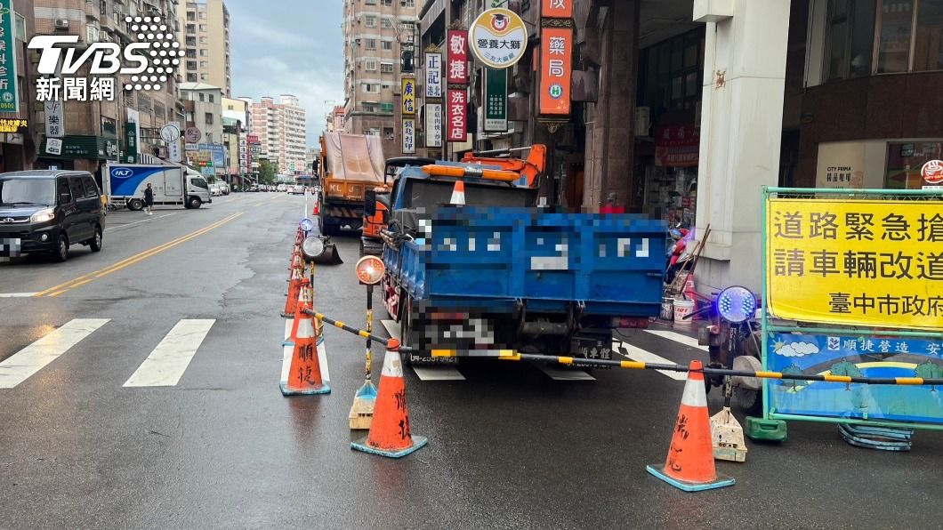 建設局已於今日下午進場開挖。(圖/台中市政府提供)