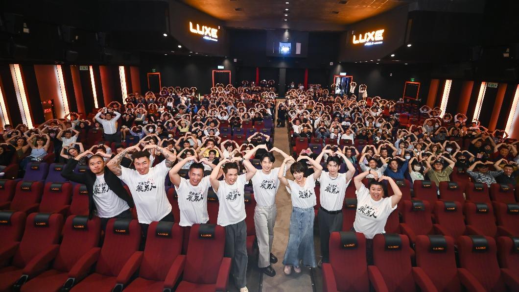 《我最愛的笨男人》今舉辦首映會,演員出席映後與觀眾互動。(圖/CATCHPLAY提供)