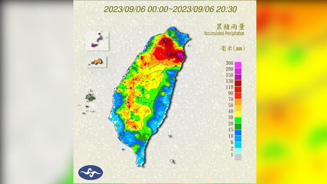 快訊／受低壓帶影響　氣象局晚間發布19縣市豪雨特報