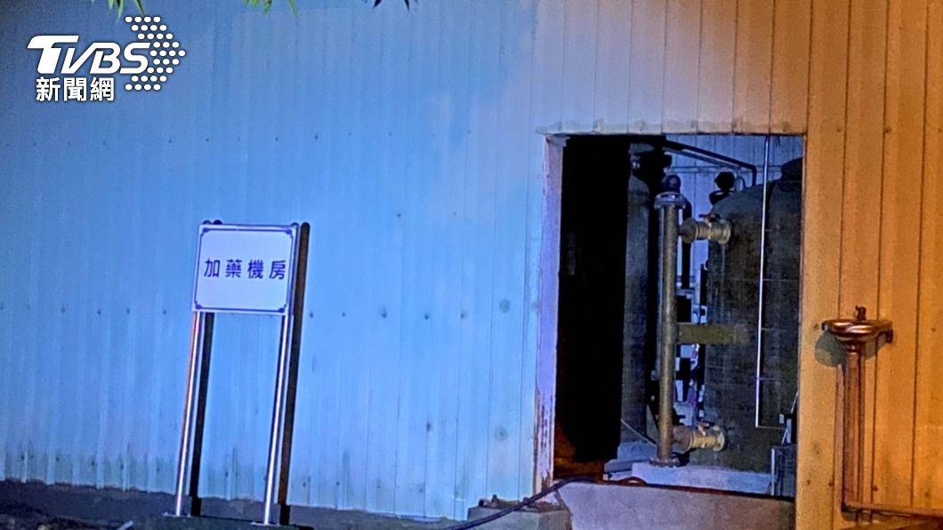大里工業區污水處理廠周遭瀰漫臭味。(圖/環保局提供)