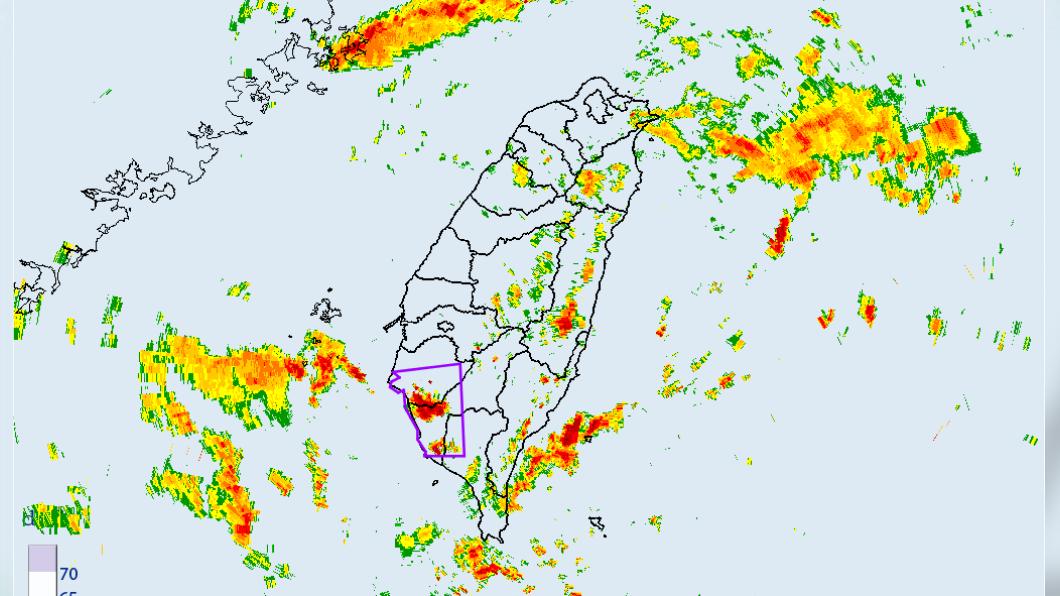 快訊/低壓雨炸裂!大雷雨轟3地 全台20縣市防大雨