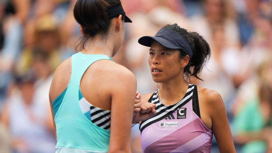 謝淑薇、王欣瑜晉級美網女雙4強。(圖/ Darren Carroll/USTA)