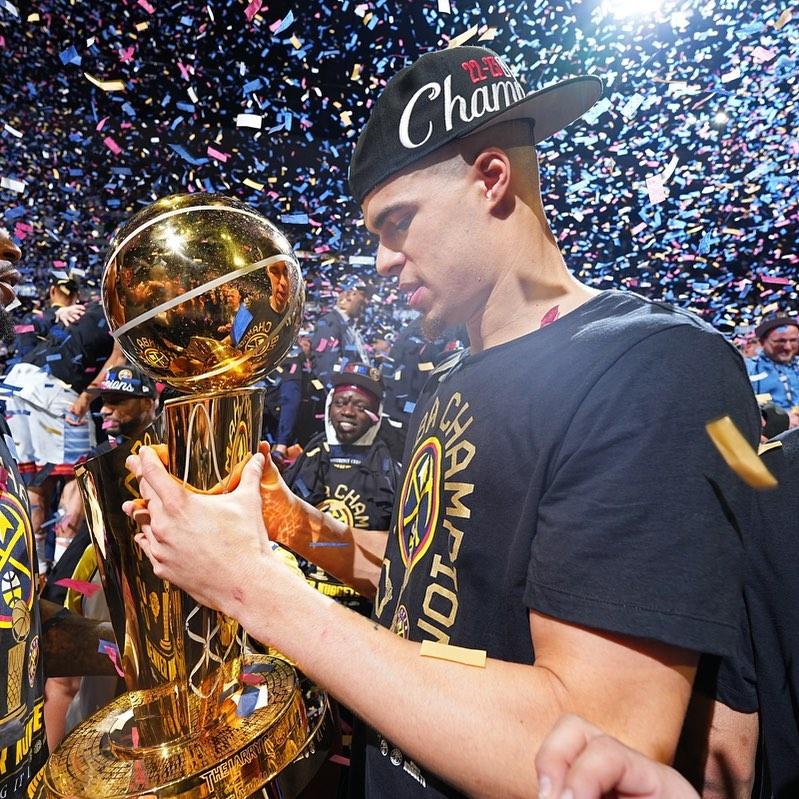 小波特今年幫助金塊贏得隊史首座總冠軍。(圖/翻攝自小波特IG)