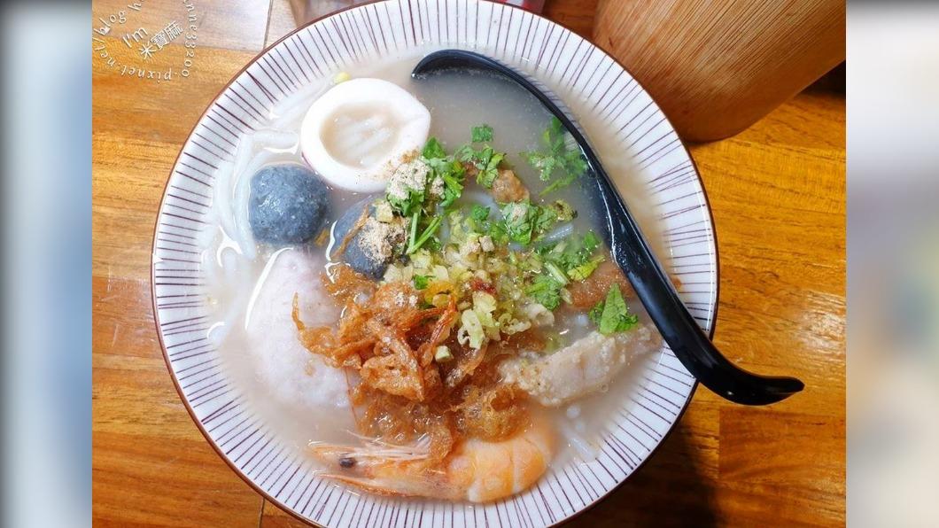 湯頭清爽,内含2大塊芋頭。(圖/米寶麻幸福滿載提供)