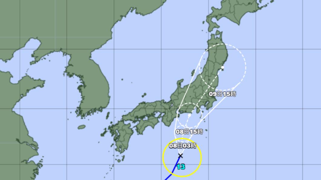 赴日注意!鴛鴦颱風最快8日登陸靜岡 恐「貫穿關東至東北」