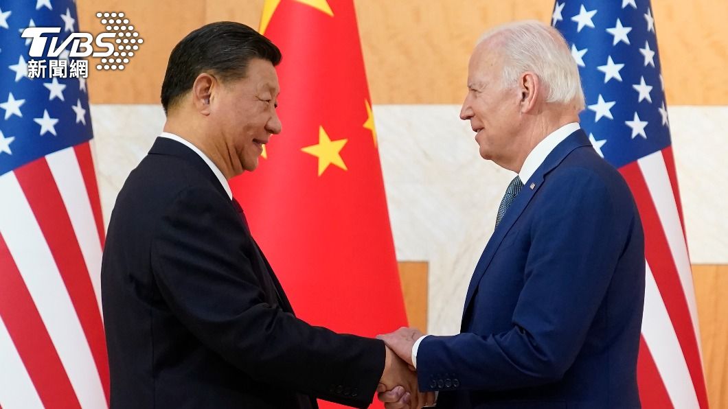 習不出席G20,拜習會確定破局,圖為拜登、習近平兩人2022年會面合影。(圖/達志影像美聯社)
