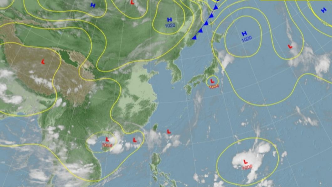 地面天氣圖。（圖／氣象局）