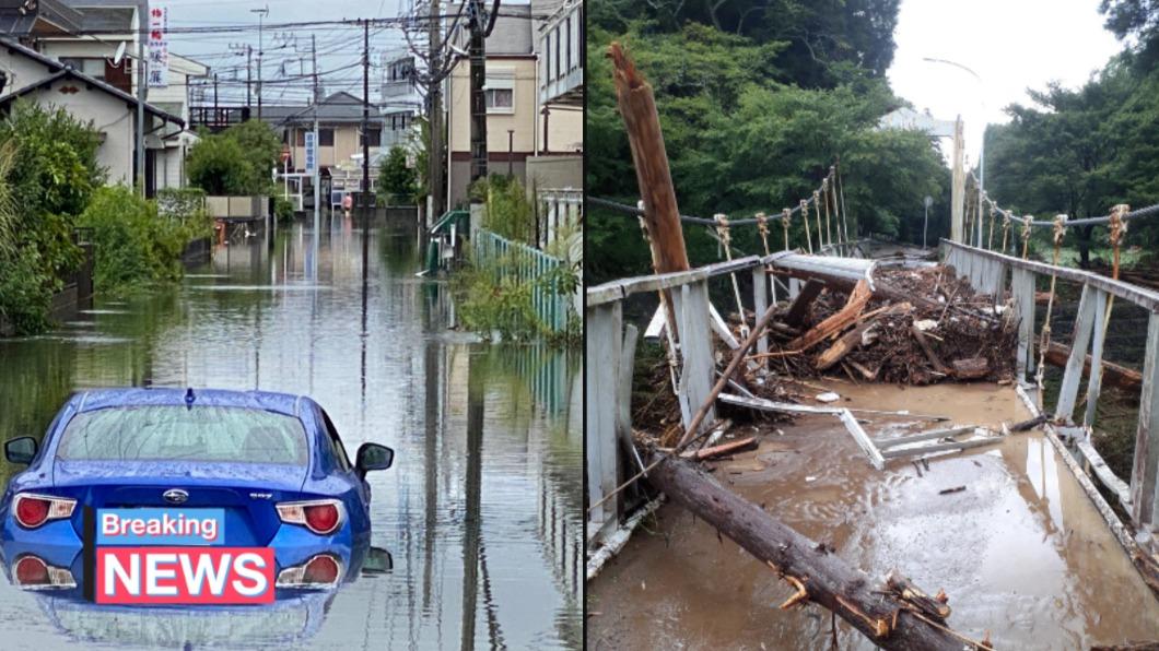 鴛鴦襲日!福島「國寶建築」泡水 男屋頂確認災情墜樓亡