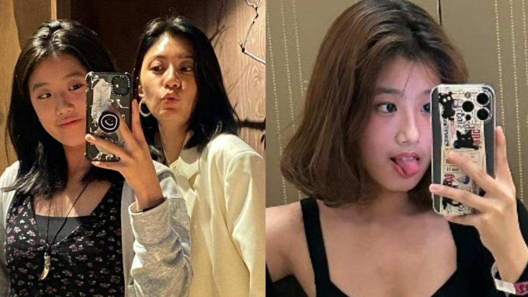 賈靜雯與大女兒梧桐妹感情甚好。（圖／翻攝自梧桐妹IG）