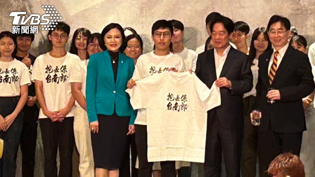賴清德出席台北市台南市同鄉會活動。（圖／黃宣尹攝）