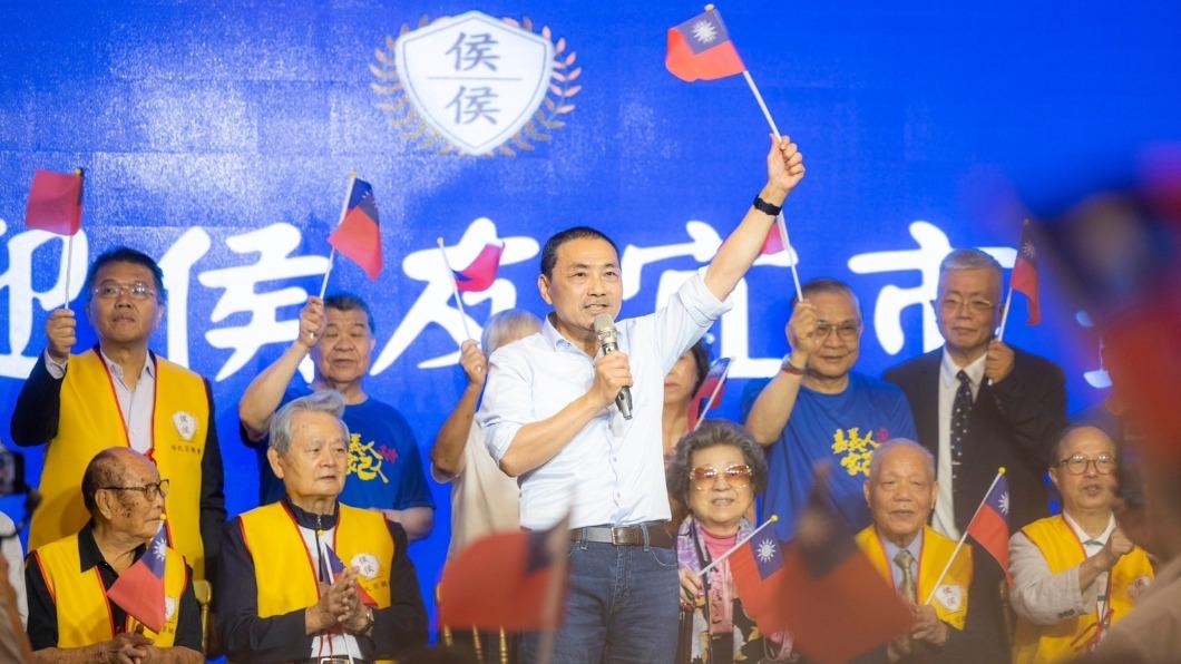 國民黨總統參選人侯友宜今（10）日出席桃園、嘉義同鄉會挺侯大會。（圖／侯友宜競選辦公室提供）