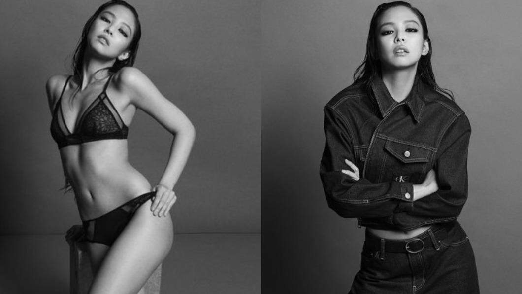 Jennie是Calvin Klein(CK)最知名代言人。(圖/翻攝自IG@jennierubyjane)