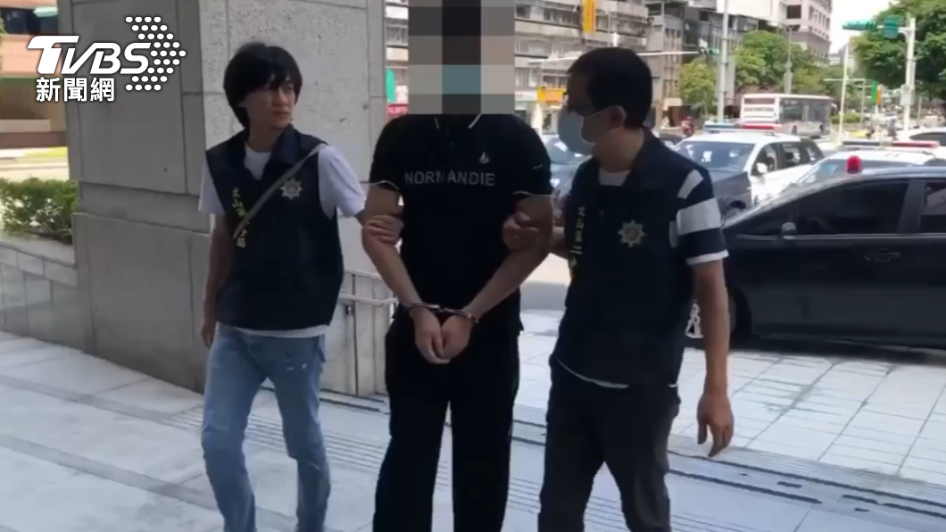男子被依詐欺罪送辦。(圖/TVBS)