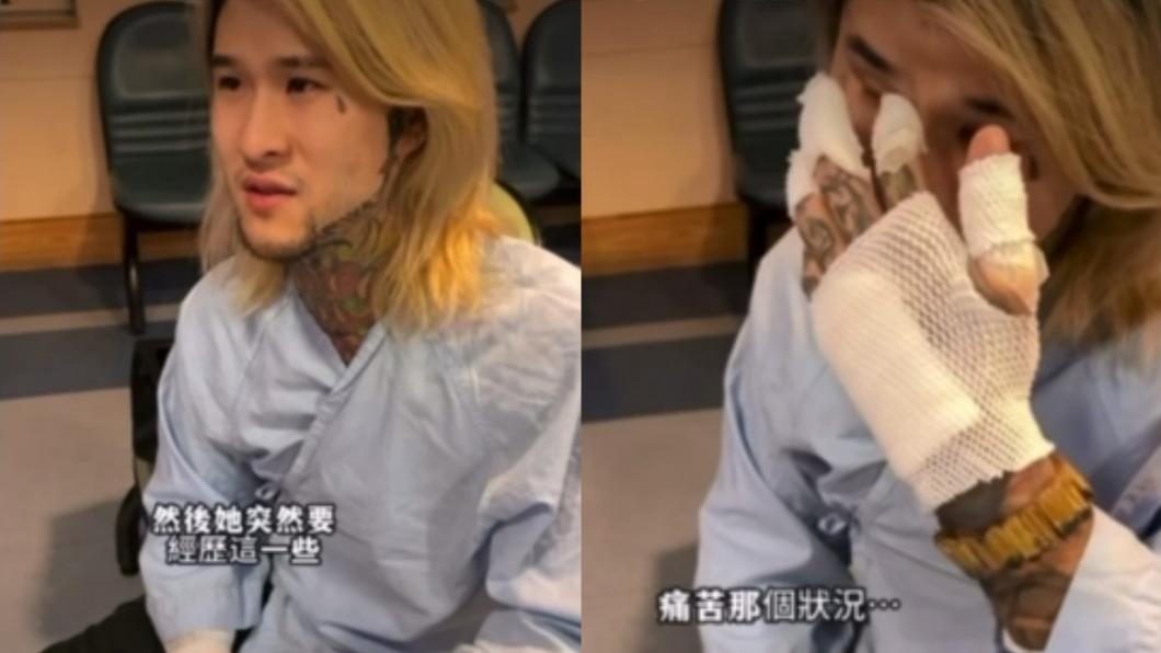 陳男談到女友時哭了。（圖／重讀Instagram）