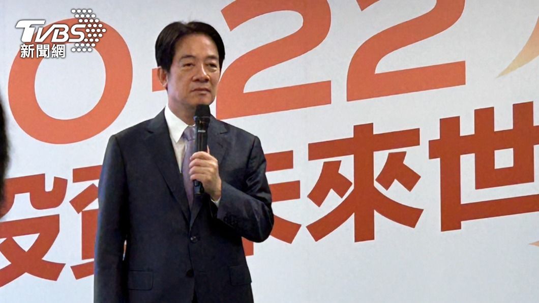 賴清德拋出「0到22歲投資未來世代」政見。(圖/黃宣尹攝)