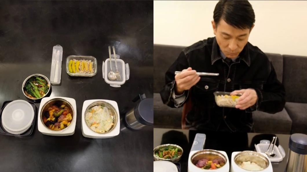 除了攝取蔬食、穀類外，補充原味乳酪和少量水煮雞肉可以看起來更有活力。（圖／翻攝自劉德華抖音）