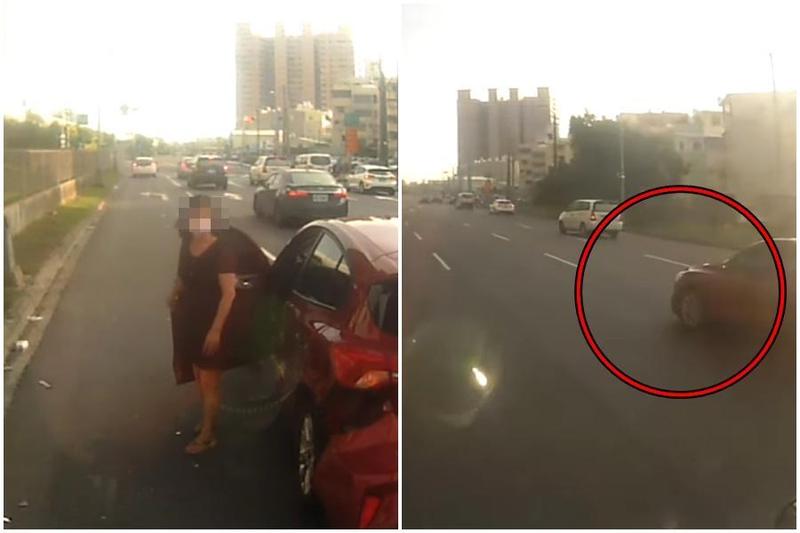 玩命鬼切3車道!她撞車先喊「我有打方向燈欸」 網愣:是光明燈