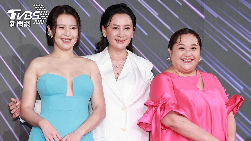 劉品言(左起)、陳亞蘭、鍾欣凌將一起在金鐘58為大家服務。(圖/黃城碩攝)