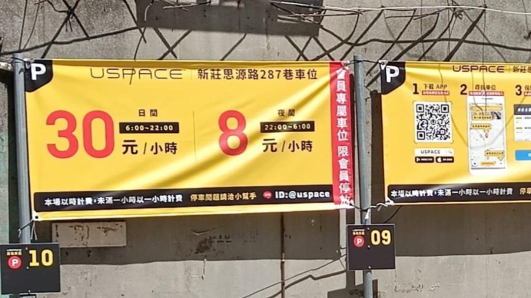 新莊一處私人停車場收費親民。（圖／翻攝自路上觀察學院臉書）