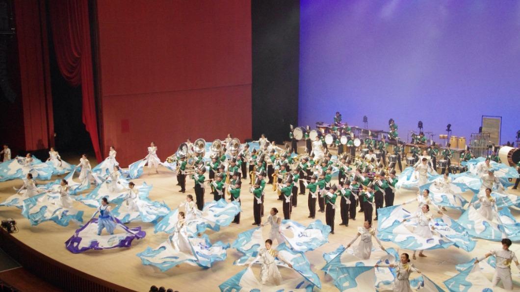 東京農業大學第二高等學校吹奏樂部有「翡翠騎士」的稱號。（圖／高雄市政府提供）