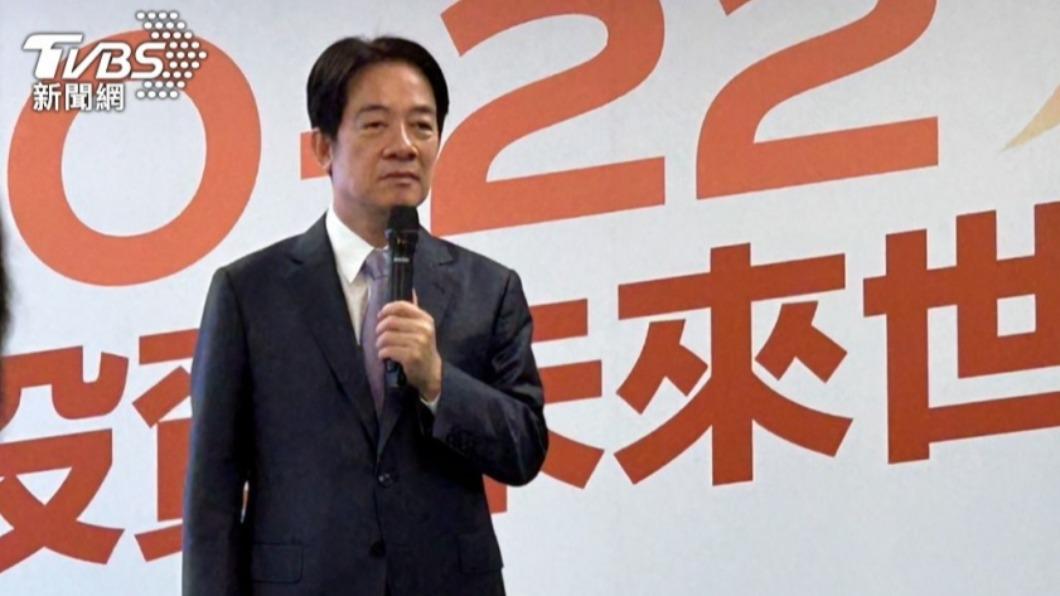 賴清德政見中有成立「百億學生海外圓夢基金」。(圖/黃宣尹攝)