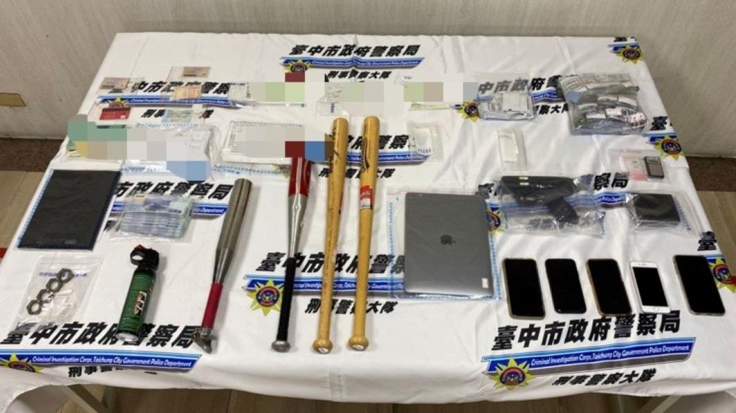 選前淨化治安 中市警破獲暴力討債集團逮13人