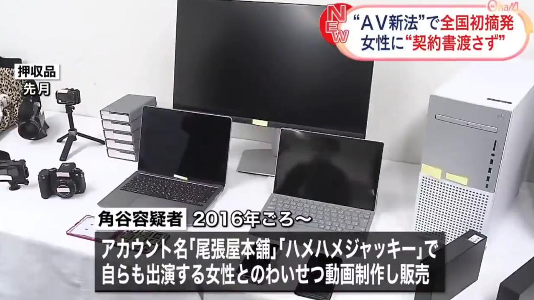 角谷貴史的相機、電腦等物品被警方扣押。(圖/翻攝自@takigare3推特)