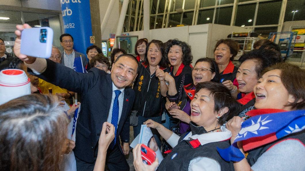 侯友宜於美東時間14日晚間8點多抵達紐約甘迺迪機場。（圖／侯友宜辦公室提供）