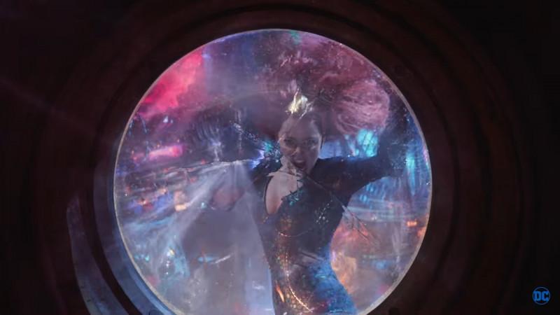 強尼戴普前妻安柏赫德（Amber Heard）在預告片中出現約1秒。（翻攝自YouTube）