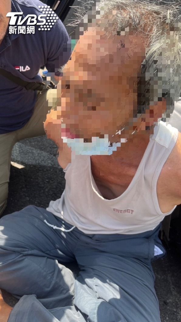 嫌犯於屏東枋寮被逮捕。(圖/TVBS)