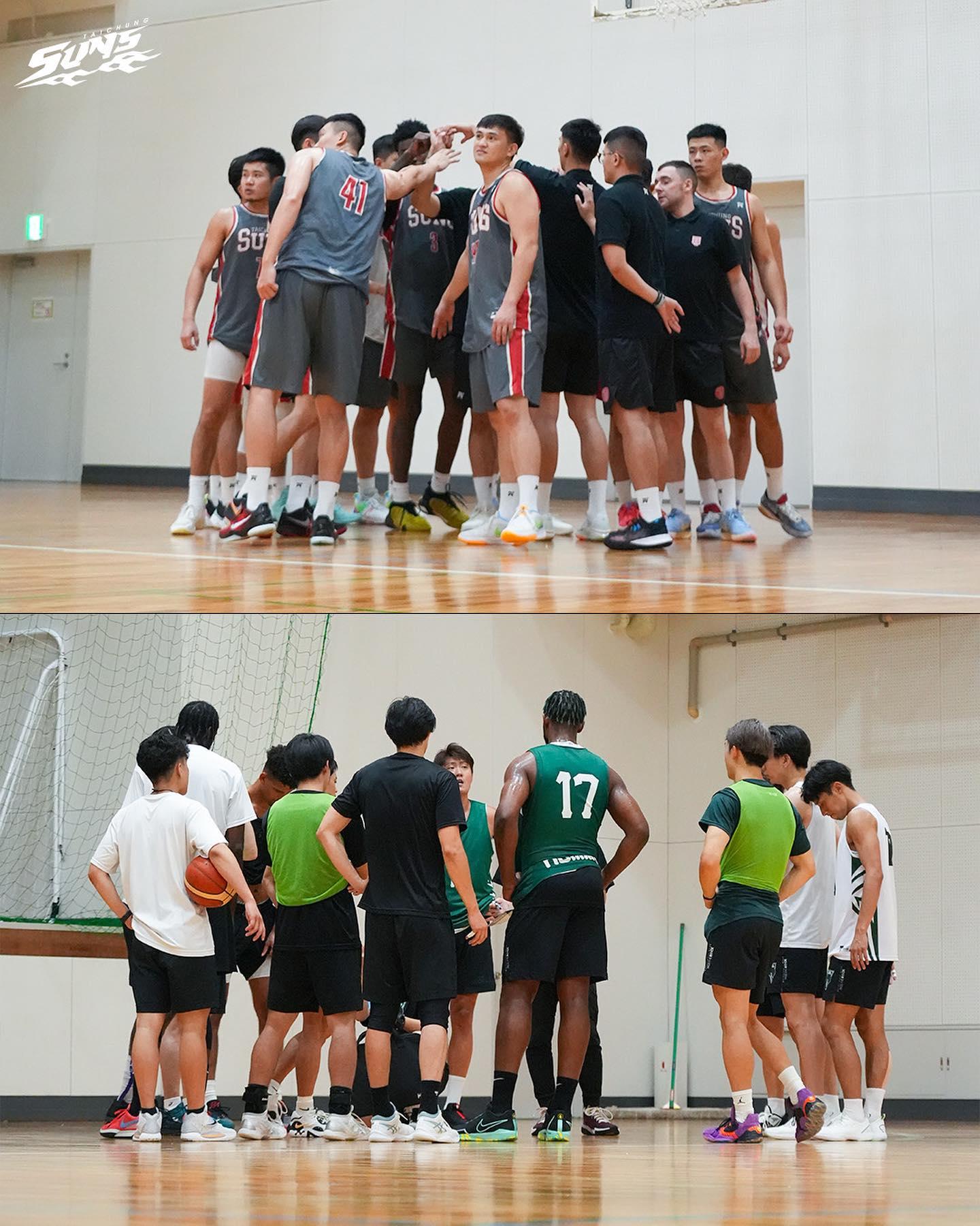 臺中太陽日前才PO出到日本移地訓練照片。(圖/翻攝太陽粉專)