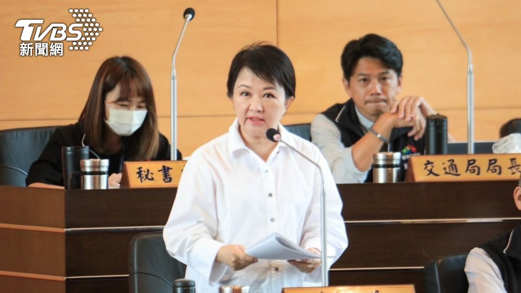 台中市長盧秀燕呼籲中央提供巴西蛋的流向。(圖/TVBS)